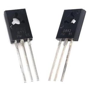 20 STKS/PARTIJ 2SB772 2SD882 10 Paar Transistor Triode TO126 B772 D882 IC Hight Kwaliteit Chip TO-126(2SD882)