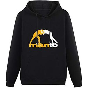 Mens Manto Gi Bjj Jiu Jitsu Pullover Hoodie Hooded Top Unisex Mens Ladies Hooded Sweatshirts Size L Black