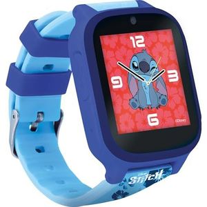 Lisciani - Stitch Smartwatch - Aangesloten Horloge - Verwisselbare Achtergronden - 5 Spelletjes - Touchscreen - Camera en Functies