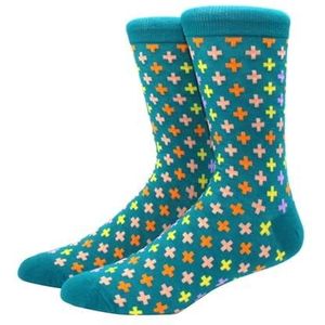 YIJIANUO 5Pcs Mannelijke Tij Merk Mannen Katoenen Sokken Gradiënt Kleur Zomer Stijl Lange Bruiloft Sok Mannen Hoge Grappige Gelukkig Business Sokken Man Sox, 39, Eén maat