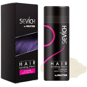 Haarvezels - Verbergt Onmiddellijk Haarverlies, 100% Natuurlijke Katoenvezelpoeder voor Mannen en Vrouwen - Wit 25g
