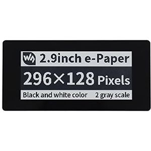 Waveshare 2.9inch Touch E-Paper E-Ink Display HAT For Raspberry Pi 5-Points Capacitive Touch 296×128 Pixels Black and White Partial Refresh Support SPI Interface