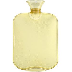 DieffematicRSD Warmwaterkruik Warmwaterkruik Warme Handtas Spoelwater Explosieveilig Verdikte Transparant (Color : Yellow)