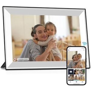Digitale Fotolijst 10,1 Inch 32 GB Smart WiFi Digitale Fotolijst Met 1280x800 IPS HD Touchscreen Muurbevestiging Multifunctioneel