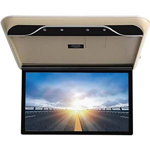 Draagbare dvd-speler voor videospelers op hoofdsteunen in auto's Voertuigvideospeler 19 inch automonitor 1080P plafonddakmontage Display HD LCD-scherm Draagbare multimedia TV MP5 FM HDMI USB met HD-ro