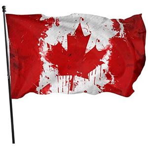 Tuin Vlag 90X150Cm Canada Canadese Vlag Opknoping Wimpel Levendige Kleur Bunting Fade Resistant Bunting Vlaggen Voor Verjaardagsfeesten Vieringen