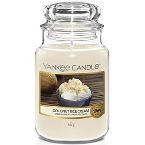 Yankee Candle Geurkaars, glas, crème, 623 g