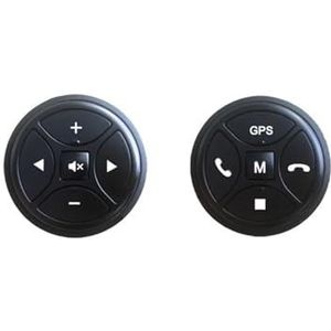 Auto Stuurwielbedieningsknoppen Voor Android Auto Radio DVD GPS Multimedia Afstandsbediening Knoppen 2 Din Universele Draadloze Multifunctionele Stuurwielbediening