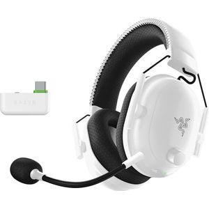 Razer Blackshark V2 Pro (Xbox) - Draadloze Console E-Sports Headset voor Xbox S|X & One (Triforce 50mm Membranen, HyperSpeed Draadloos 2,4 GHz, afneembare HyperClear microfoon) Wit (Refurbished)