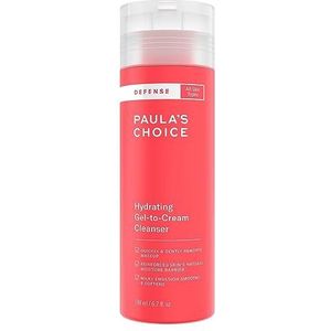 Paula's Choice DEFENSE Gel to Cream Gezichtsreiniger - Milde Gezichtsreiniging versterkt de Huidbarrière & Verwijdert Make-up - met Aminozuren - Alle Huidtypen - 198 ml
