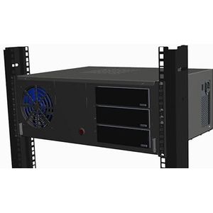 R-CASE 8 mATX RAL RACK case 19 inch, 4U size, 5 x PCI-E, 1x PSU ATX/SFX, 3 x 5,25, 2 x 3,5 HDD
