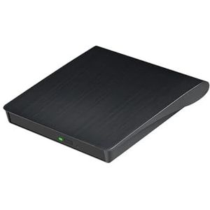 Reis-dvd-speler, Externe dvd-speler USB 3.0 draagbare dvd-rw-drive Cd-speler Compatibele laptop Desktop(Nero)