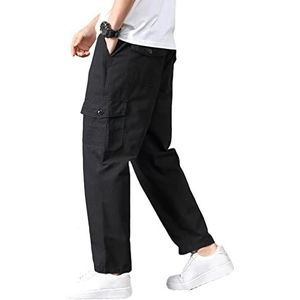 Men's Outdoor Tactical Trousers Rip-Stop Combat Hiking Work Cargo Pants with Pockets Camping Hiking Loose Fit Trousers