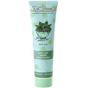 Dr. Bauer's Tandpasta Fruits of Love Mint Kiss 90 ml (zonder fluoride)