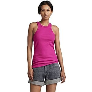 G-STAR RAW Vrouwen Italian Army Ultra Slim Tank Top T-Shirt, Roze (Fuchsia Red D289-D609), XS, Roze (Fuchsia Red D289-D609), XS