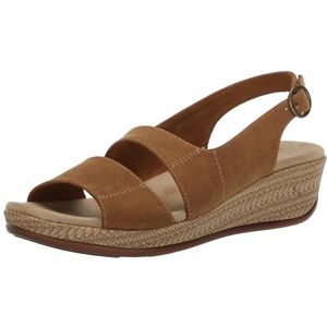 Easy Street Dames Gannett Wedge Sandaal, Tan, 7 UK, bruin, 7 UK Narrow