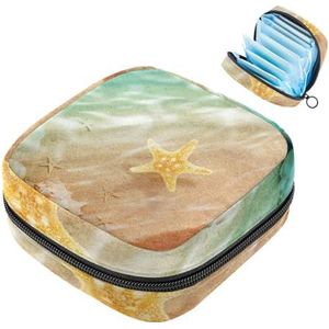 MUOOUM Zomer Strand Zeester Maandverband Opbergtas Draagbare Menstruatie Tas Voor Vrouwen Tiener Meisjes Menstruatie Cup Pouch Nursing Pad Houder