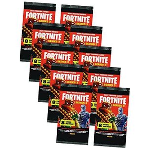 Panini Fortnite Kaarten Serie 3 Trading Cards - Verzamelkaarten (10 booster/zakken)