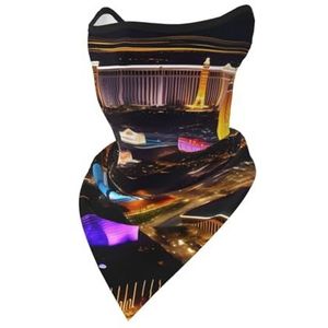 Las Vegas nachtzicht gezichtsbedekking, sjaal, ademend voor hardlopen, kamperen, klimmen, Zwart, one size