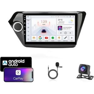 Android 13 Dubbel Din Auto Stereo Touchscreen Auto Stereo Voor KIA Rio 3 2011-2016 Met Bluetooth GPS Navigatie WiFi FM Radio USB/SWC/Plug en Play Ondersteuning Carplay&Android Auto(8 Core 4G+Wifi 2G+3
