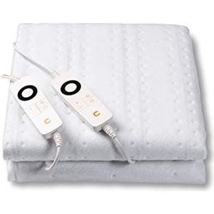 Cresta Care KTS 172 Elektrische deken 2 persoons | Extra voetenwarmte | 160 * 140 cm | Cosy Fleece | Instelbare timer 2, 4 of 6 uur |