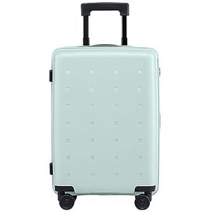 Koffer Draagbare Koffers Met Wielen Dubbele Rits Harde Koffer Voor Zakelijke Reisbagage Bagage (Color : Grün, Size : 24inch)