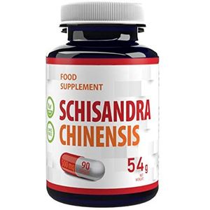 Schisandra Chinensis 10.000mg Equivalent (500mg 20:1 Extract) | 90 Veg Capsules | 10% Schisandrinen | Adaptogeen voor Stress, Lever & Cognitieve Ondersteuning | Getest in het Laboratorium | GMP