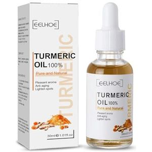 30ml Turmeric Oil Skin To Lightening Acne Dark Acne Bright Skin Dark Spot Corrector Anti Aging Face Whitening Serum Care (1pcs,30ml)