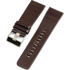 Vervangende horlogeband, horlogebanden lederen horlogebanden heren horlogeband 26 mm 27 mm 28 mm 30 mm 32 mm 34 mm horloge polsband horloge accessoires (Color : Brown, Size : 32mm)