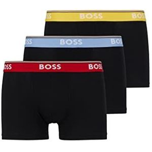 BOSS Boxershorts Heren Trunk 3p Power, Open Miscellaneous979, XXS