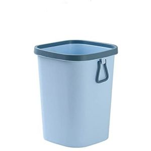 Prullenbak Afvalbak Vuilnisbak 8L / 13L Prullenbak kan keuken toilet afvalbak met deksel badkamer papier mand vuilnisbak thuis vuilnisbak for woonkamer vuilnis Afvalemmer Keuken (Color : Blue, Size