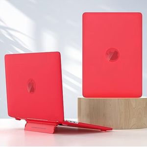 Beschermhoes Laptop plastic harde schaal compatibel met MacBook Air 13 inch (2018-2021, M1) (model: A1932,A2179,A2337), laptopstandaard beschermhoes Tablet Slim Cover Shell (Color : Seductive Red)