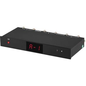 SP102 PRO 2 (1)-ingang-1(2)-uitgang, versterker/luidspreker, audio splitter/switcher, passieve selector, led-display met afstandsbediening (SP102)
