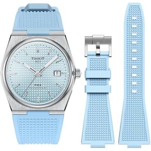 Stanchev Horlogeband voor Tissot PRX Watch-serie, zachte siliconen band met snelle ontgrendeling voor Tissot PRX Powermatic 80,12 mm heren dames vervangende banden voor Tissot PRX-serie horloge 40 mm