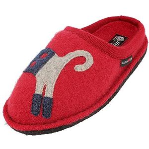 Haflinger pantoffels dames Flair Cucho 313080, grootte:38, kleur:Rood
