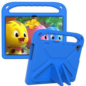 Tablet PC-hoes Compatible With Lenovo M10 FHD REL TB-X605FC /TB-X605LC (10.1""), Shock Absorbing, With Handle,EVA, Holder, Sturdy Tablet Case For Kids, Lightweight Bescherming(Blu)