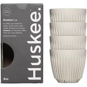 Huskee - HuskeeCup (4-Pack) (natuurlijk, 6 oz)