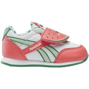 Reebok Kindersneakers, Smash Edge Elastic & Top Strap Sneakers voor kinderen, Zwart Schoeisel Wit Reebok Gum1, 1.5 Little Kid