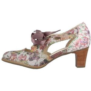 Laura Vita Pumps in grote maten meerkleurig ELCODIEO 0422 Corail grote damesschoenen, Café., 43 EU