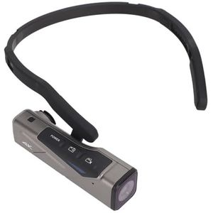 Draagbare Videocamcorder, Pc en ABS, 2-assige Camerastabilisator, op Het Hoofd Gemonteerde Camera met Autofocus voor Livestreaming