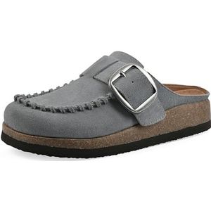 WHITE MOUNTAIN Bayberry Mule voor dames, Blauw Framboos Suede, 36 EU