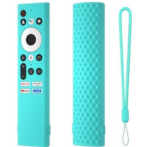 voor Skyworth 55Q20 TC9010 TC9012 RHA-T2 Afstandsbediening Siliconen Case Beschermhoes Hoes Hoes Hoes voor Kodak CAPRO Serie 4K Ultra HD LED TV Afstandsbediening (Mint Groen)