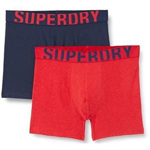 Superdry Boxershort met band met label in een set van 3 stuks in