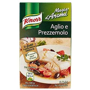 Knorr Magia d'Aromi Aglio e Prezzemolo stenen paddenstoelen soep kubus bruhe 8 x 11 g (knoflook en peterselie)