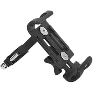 Navigatiebeugel Metalen Motorfiets Telefoon Houder Stuur Fiets Mount Antislip Mountainbike Ondersteuning Aluminium Legering Houder (Kleur : No Rotatable)