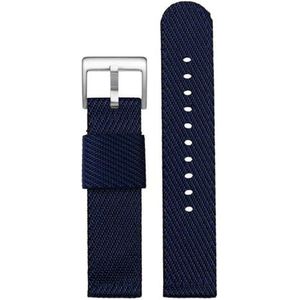 InOmak Canvas Watch Band 18-24 mm NATO horlogeband, 22mm, Nylon