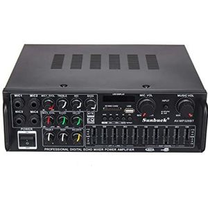 Bluetooth-versie Stereo-versterker Draadloos 2-kanaals HIFI Stereo Audio Home Karaoke Power versterker Auto AUDIO(110-V)