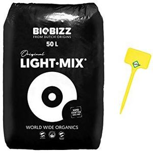 BioBizz Light Mix 20 liter zak - Potgrond Groeien binnenshuis Bonsai Balkon planten Palmen Organische Kokosnoot