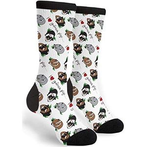 Golfsokken 40 cm, cavia's werksokken dikke leuke sokken grappige damessokken voor geweldig cadeau, heren, aldult
