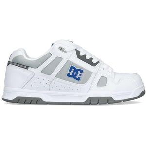 DC Shoes Court Graffik Se, damessneakers, Wit Blauw Grijs, 47 EU